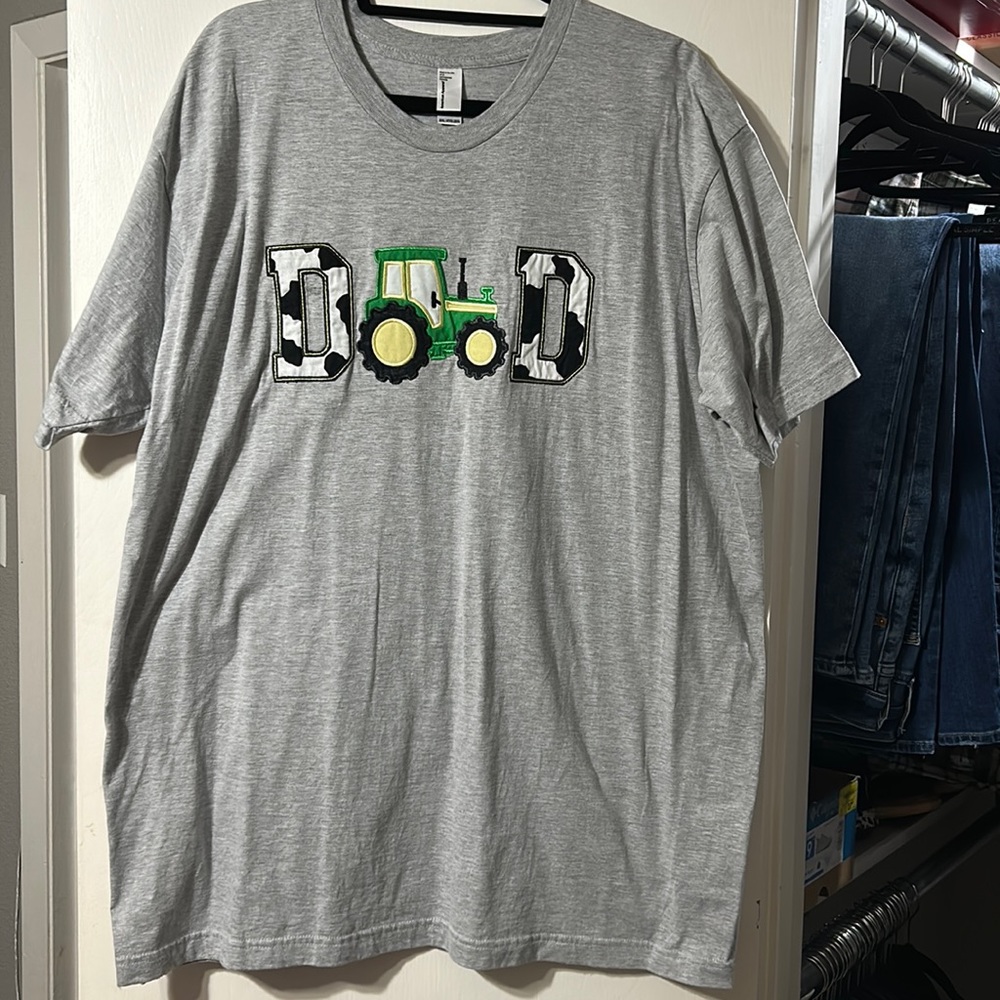 Custom Made Tractor “Dad” T-Shirt
